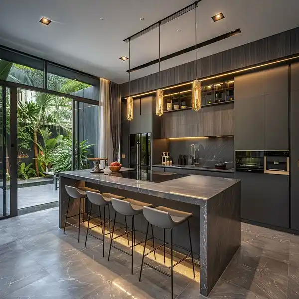 نصب کابینت پله ای