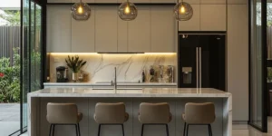 نصب کابینت پله ای