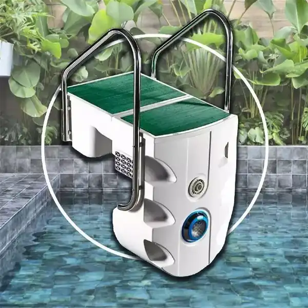 تصویر دستگاه تصفیه آب استخر بدون لوله کشی 
