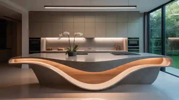 طرح آشپزخانه جزیره ای