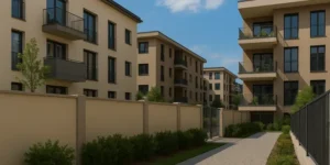 تأثیر دیوار حیاط مجتمع مسکونی بر ارزش ملک و جذب خریداران جدید