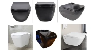 ۶ مدل توالت والهنگ زیبا و کم جا