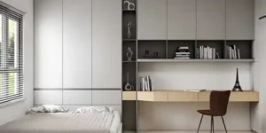 کمد دیواری به همراه میز تحریر