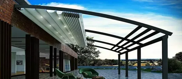 سقف متحرک کافی شاپ