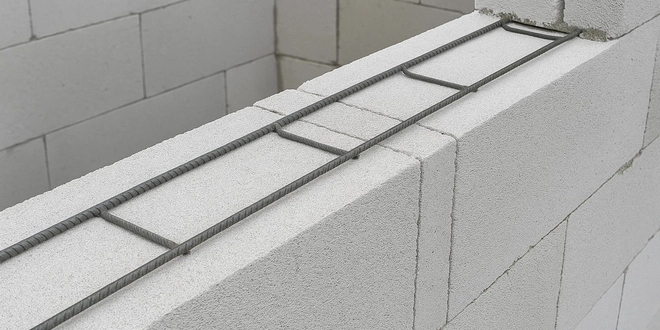 آیا استفاده از میلگرد بستر در دیوارهای هبلکس ضروری است