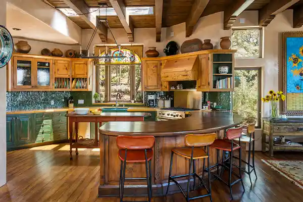 کابینت جزیره منحنی