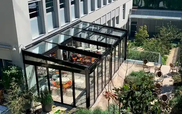 سقف شیشه ای بازشو