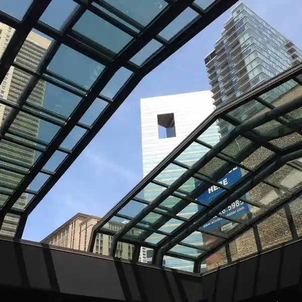 قیمت سقف متحرک شیشه ای