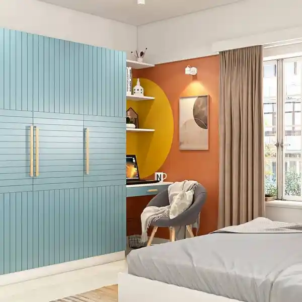 مدل کمد دیواری با میز تحریر