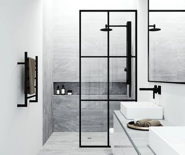 کابین دوش شیشه ‌ای؛ ترفند لوکس کردن حمام های کوچک