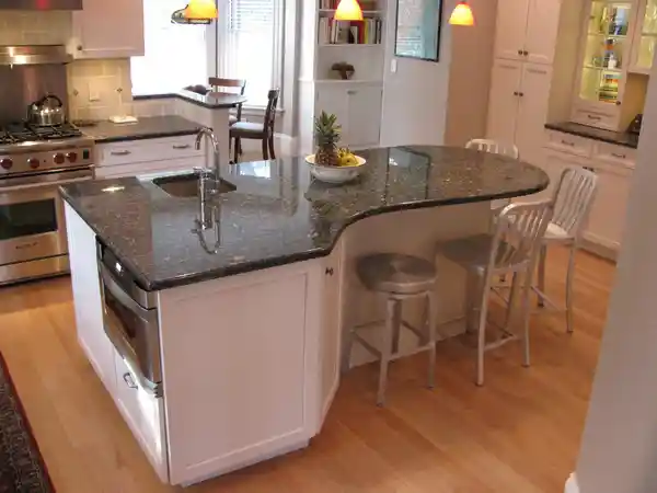 کابینت جزیره منحنی