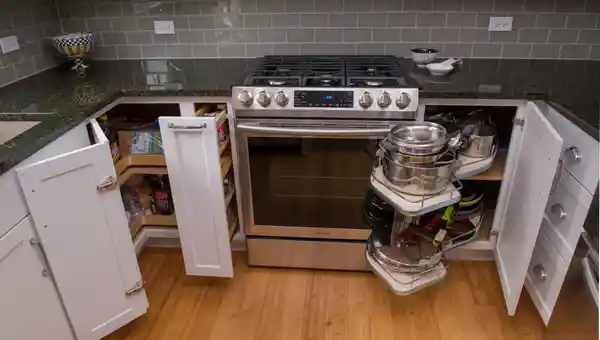 ابعاد کابینت سوپری کنار گاز