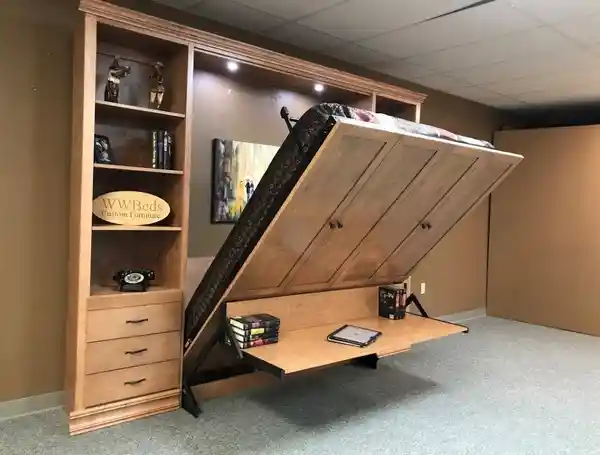 میز تحریر و کمد دیواری