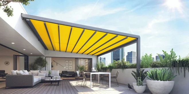 سقف متحرک تراس