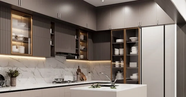 کابینت کنج هوایی