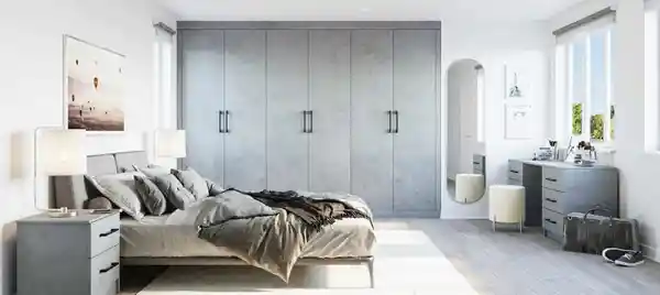 کمد دیواری طرح بتنی