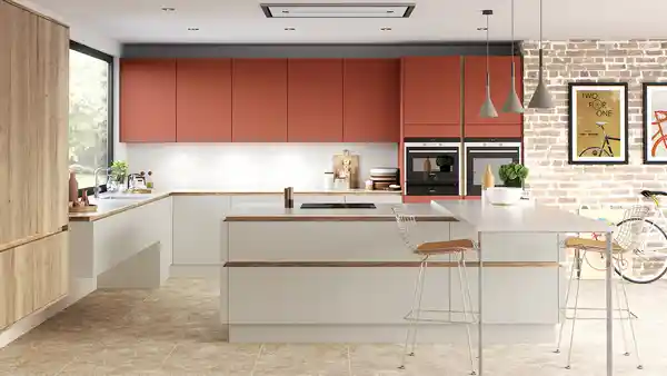 کابینت ام دی اف بدون دستگیره