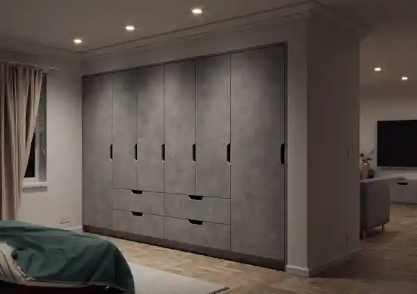 کمد دیواری طرح بتنی