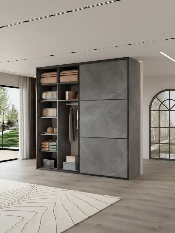 کمد دیواری طرح بتنی