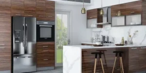 کابینت طرح چوب جدید