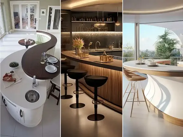 جزیره آشپزخانه لاکچری