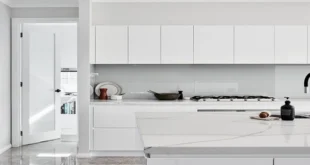 کابینت بدون دستگیره سفید