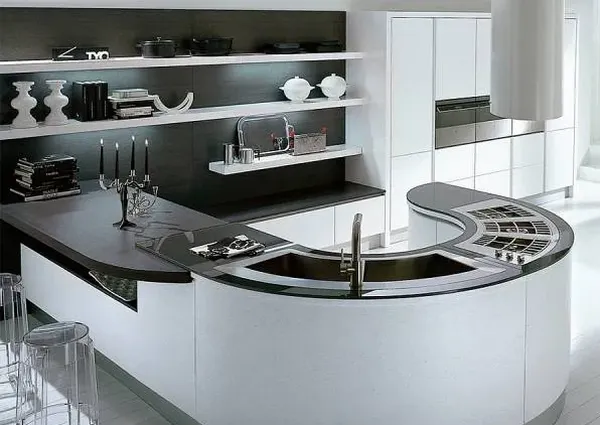 جزیره آشپزخانه لاکچری