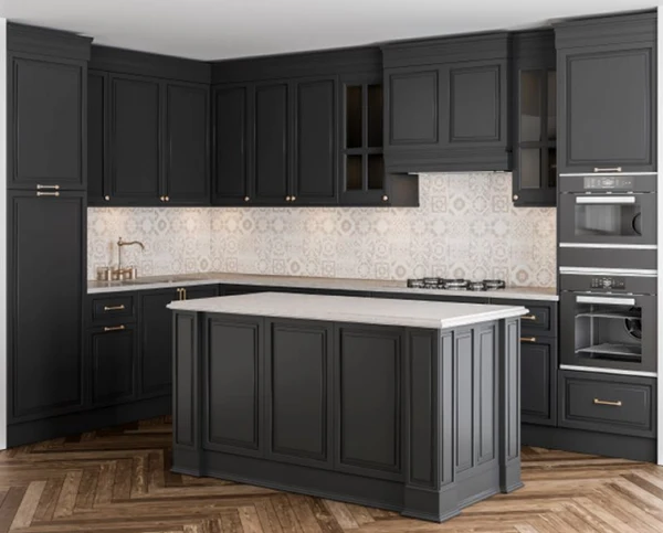 کابینت نئوکلاسیک مشکی