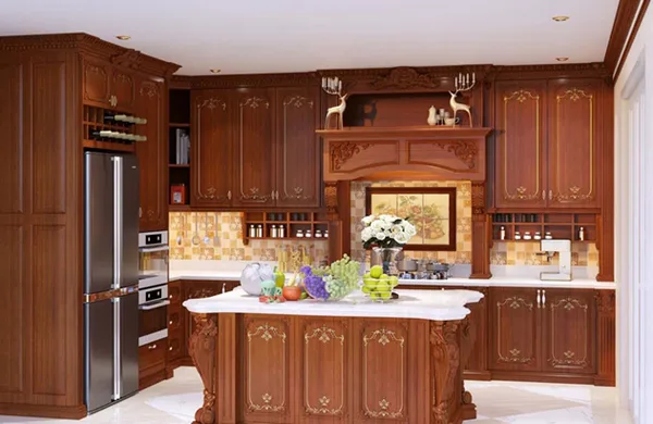 کابینت کلاسیک قهوه ای