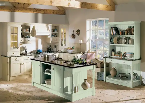 طرح میز جزیره در آشپزخانه