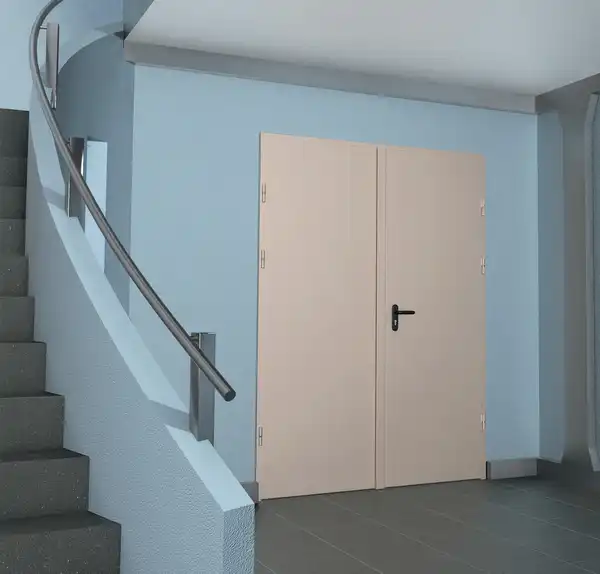 ابعاد درب ضد حریق دو لنگه