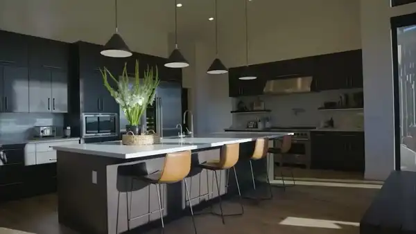 طرح میز جزیره در آشپزخانه