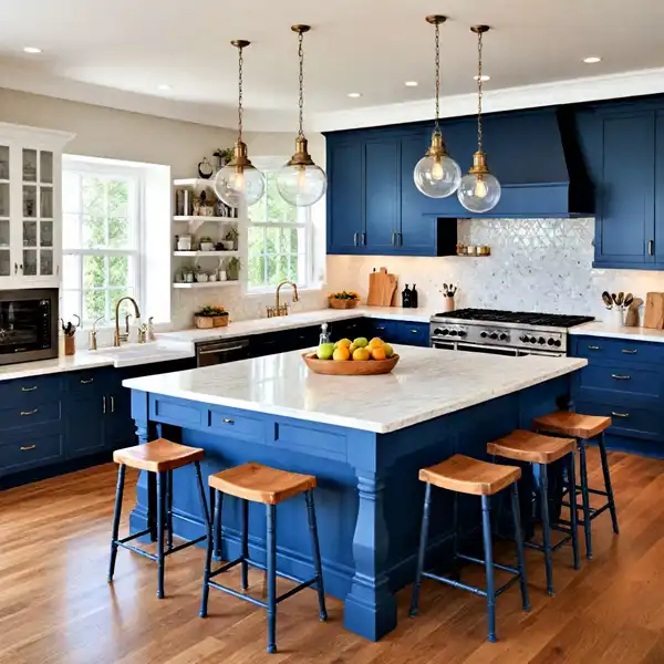 طراحی میز جزیره اشپزخانه