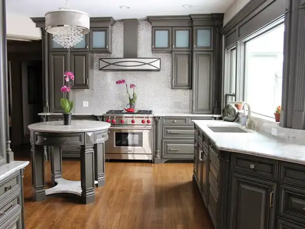 کابینت کلاسیک طوسی