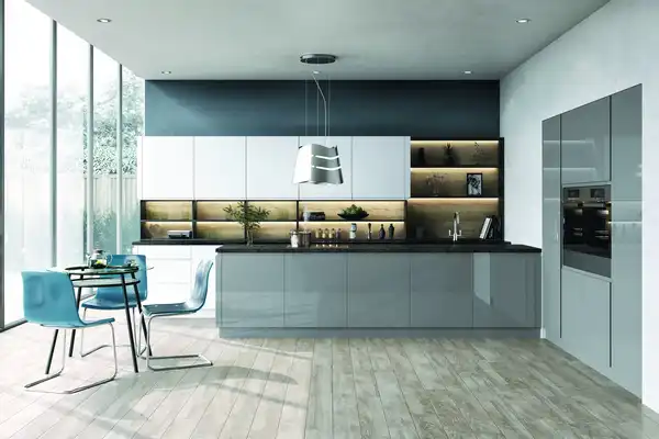 کابینت های گلاس بدون دستگیره