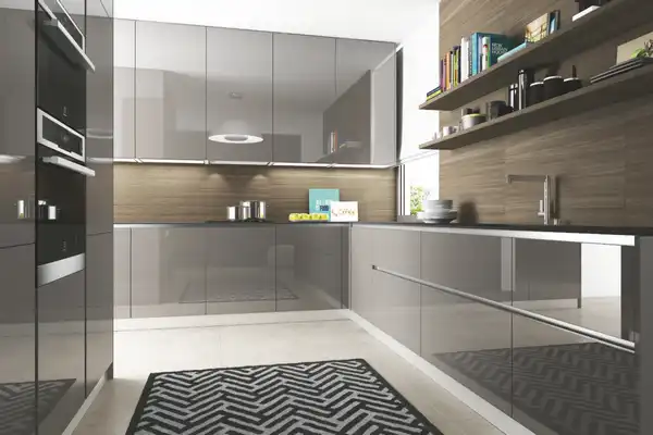 کابینت های گلاس بدون دستگیره