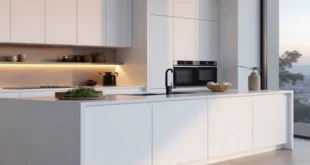کابینت لمسی سفید