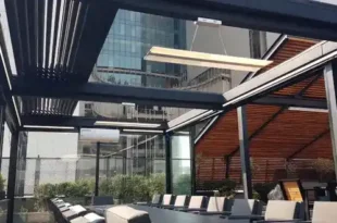سقف متحرک آلومینیومی