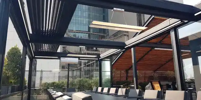 سقف متحرک آلومینیومی