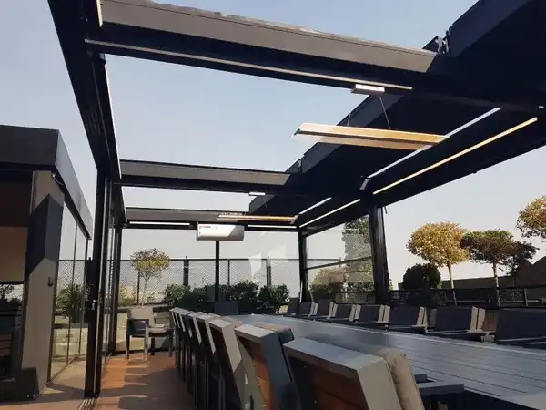 سقف متحرک آلومینیومی