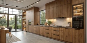 کابینت طرح چوب