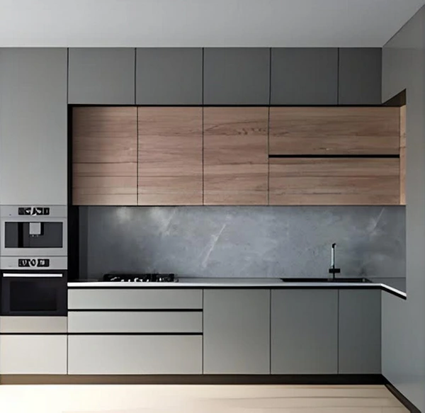 کابینت پله ای طوسی