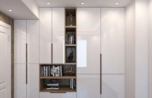 کمد دیواری هایگلاس سفید