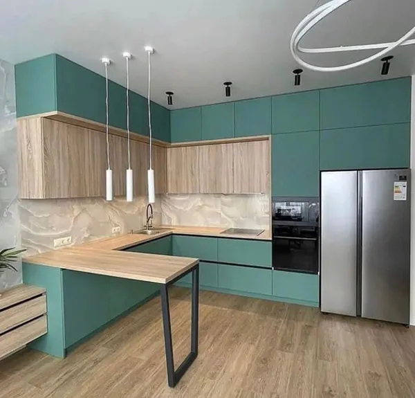 کابینت پلکانی دو رنگ