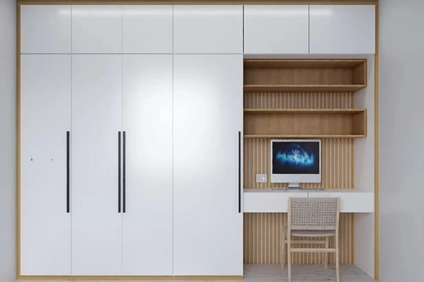 کمد دیواری هایگلاس سفید