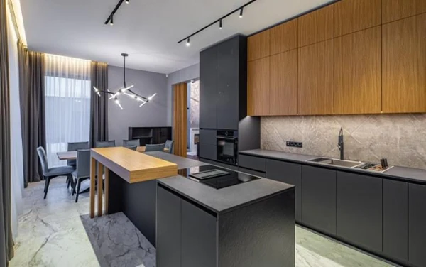 کابینت پله ای طوسی