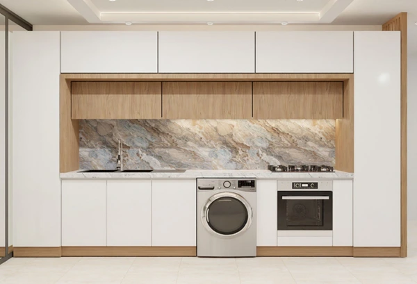 کابینت پلکانی دو رنگ