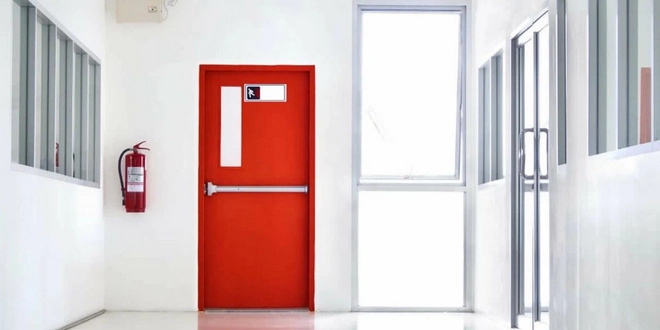 درب ضد حریق راه پله