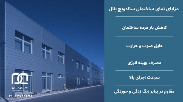 نمای ساختمان ساندویچ پانل