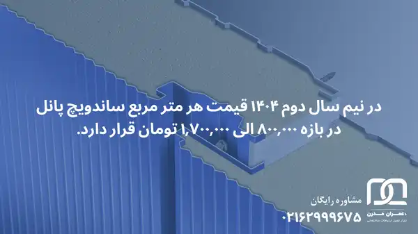 نحوه محاسبه قیمت ساندویچ پانل